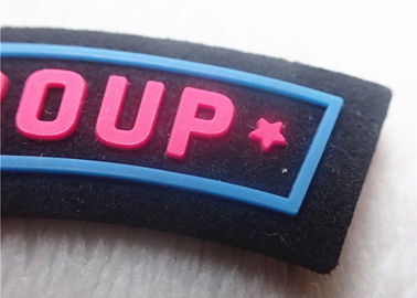 Le scarpe o le toppe di gomma di logo delle borse, 3D hanno impresso le toppe del silicone del distintivo