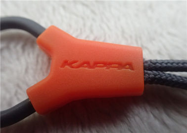 Estrattore di gomma inciso della chiusura lampo della corda di forma irregolare di logo per le borse di scalata di montagna