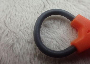 Estrattore di gomma inciso della chiusura lampo della corda di forma irregolare di logo per le borse di scalata di montagna