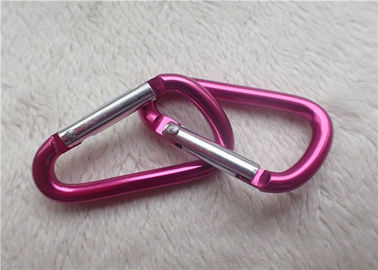 Il piccolo multiplo promozionale personale di Carabiner dei regali colora la D - portiere a forma di del metallo del fermaglio di alpinismo