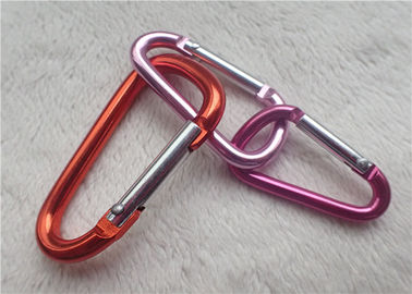 Il piccolo multiplo promozionale personale di Carabiner dei regali colora la D - portiere a forma di del metallo del fermaglio di alpinismo
