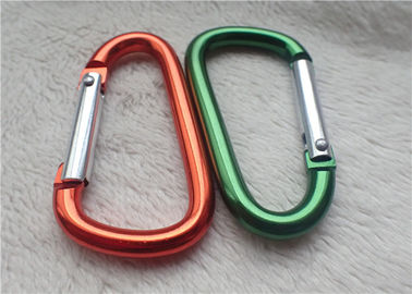 Il piccolo multiplo promozionale personale di Carabiner dei regali colora la D - portiere a forma di del metallo del fermaglio di alpinismo