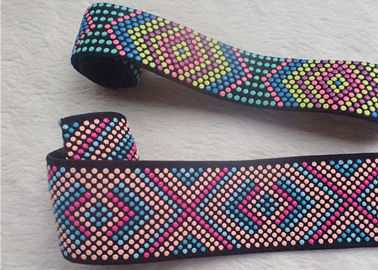 Il silicone su misura punteggia lo SGS stampato variopinto BV della banda elastica OEKO del jacquard