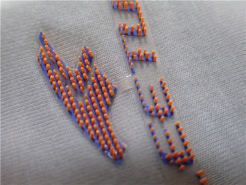L'abbigliamento del trasferimento di calore di logo del silicone 3D dei punti della spazzola identifica l'elastico alto-