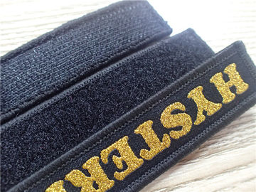 La tessitura su misura del Velcro del poliestere di modo tessuta lega per l'etichetta della borsa o dell'indumento