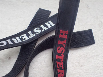 La tessitura su misura del Velcro del poliestere di modo tessuta lega per l'etichetta della borsa o dell'indumento