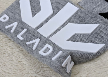 Etichetta del silicone del trasferimento di calore, toppa di gomma impressa del PVC di logo per gli indumenti
