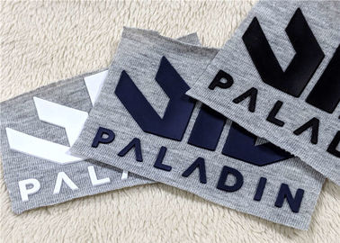 Etichetta del silicone del trasferimento di calore, toppa di gomma impressa del PVC di logo per gli indumenti