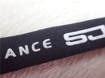 Banda elastica del panno del poliestere professionale con il logo del silicone di stampa