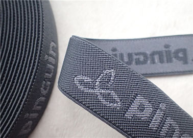 Tonalità di colore della banda elastica del jacquard grigio per la cintura o la biancheria intima
