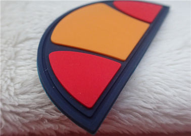 Toppe di gomma di logo del semicerchio multiplo di colore per la decorazione della borsa