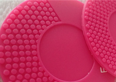 Le toppe molli rosse del PVC di Rosa per il lavaggio del fronte strumentano/delicatamente la toppa del silicone