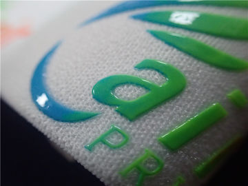 Banda elastica molle del silicone di logo variopinto brillante di stampa non tossica