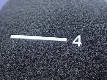 Toppa grigia su ordinazione del gancio del Velcro nero amichevole eco- e dell'abbigliamento di logo del ciclo TPU