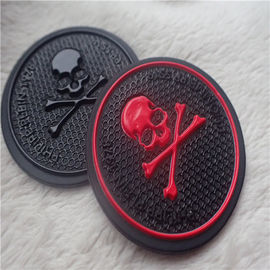 Toppa vistosa di abitudine TPU di logo del cranio del cappotto degli uomini freschi per la marca alla moda