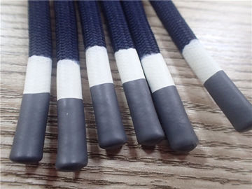 Rivestimento grigio e bianco della corda non elastica rotonda del poliestere per i vestiti