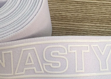 Cintura elastica stampata ampio silicone del nastro tessuta stretto amichevole di Eco