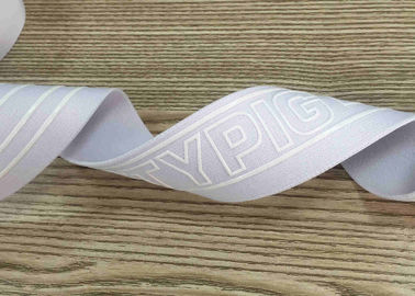 Cintura elastica stampata ampio silicone del nastro tessuta stretto amichevole di Eco