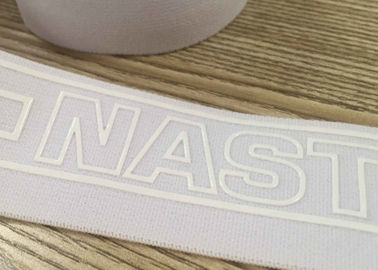 Cintura elastica stampata ampio silicone del nastro tessuta stretto amichevole di Eco