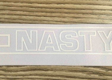 Cintura elastica stampata ampio silicone del nastro tessuta stretto amichevole di Eco