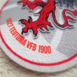 Ferro moderno dell'abbigliamento su stampa della peluche di logo del drago di forma dello schermo delle toppe che si affolla per la decorazione dell'indumento
