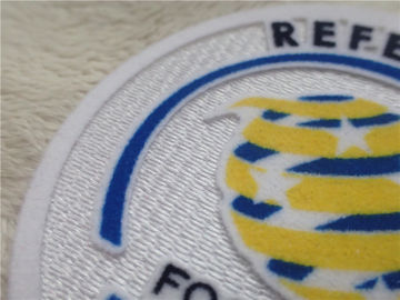 L'abbigliamento su ordinazione di modo rattoppa la federazione Tatami lavabile di calcio che si affolla l'etichetta per l'indumento