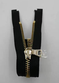 I denti del metallo di stile di Y Zipper con la serratura automatica per lavoro - indossi/chiuso gli zip conclusi del metallo