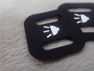 L'abbigliamento su ordinazione dello SGS rattoppa il logo d'argento riflettente stampato sul materiale di Hypalon per gli abiti sportivi