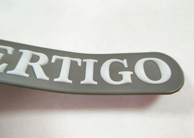 Il logo su misura rattoppa 3D che il PVC di plastica molle ha impresso la toppa della gomma di silicone