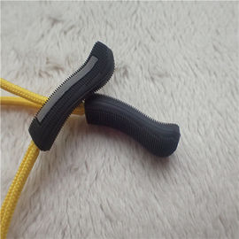 Estrattore di gomma della chiusura lampo della corda d'argento riflettente dell'iniezione per la decorazione dell'indumento