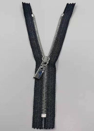 I denti durevoli del metallo di stile di Y Zipper con le chiusure lampo pure del panno/metallo di cotone per i jeans