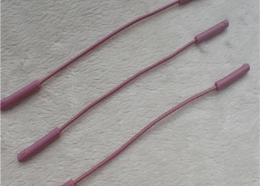 La chiusura lampo colorata corda elastica tira due punti quadrati impressi Nunchakus sottili medi spessi