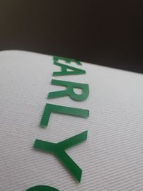 Caldo - la colla che appoggia l'etichetta/abitudine di stampa dello schermo di logo 3D ha stampato le toppe