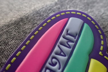 Il professionista ha impresso il colore su ordinazione di Pantone delle toppe della gomma toppa/3D di Tpu