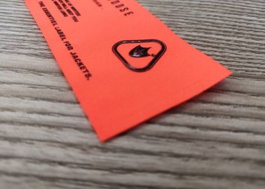 etichetta dell'indumento del silicone di 8*3.5CM