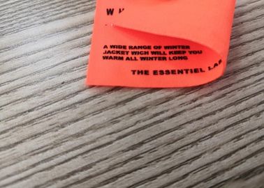 etichetta dell'indumento del silicone di 8*3.5CM