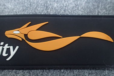 Toppe acqua della gomma del PVC di logo 1.9mm della prova 3D