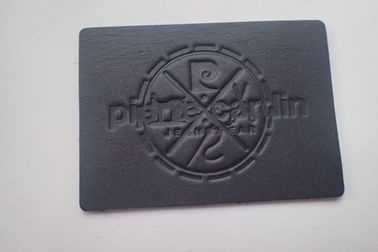 Logo Logo Embossed Leather Patches di Custom del produttore per la borsa, per il cappello/l'abbigliamento