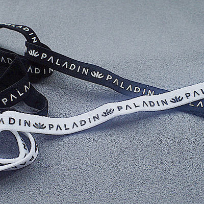 silicone elastico molle Logo For Garment della corda del cavo del poliestere di larghezza di 1cm