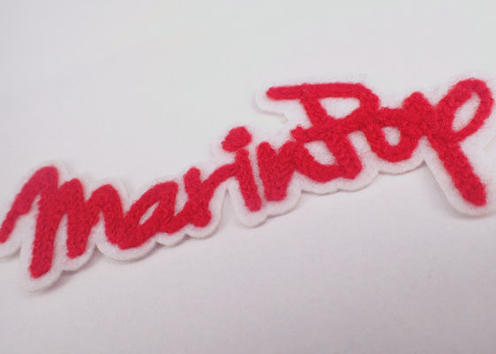 Ferro su ordinazione del fumetto della ciniglia del ricamo dell'asciugamano su Logo Patches