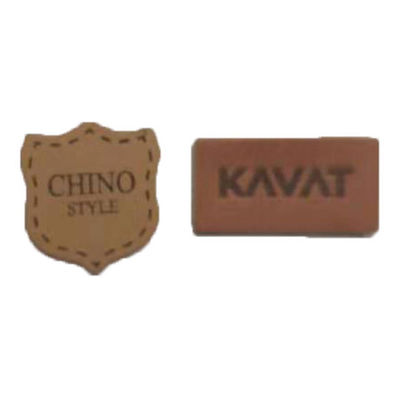 Toppe di cuoio genuine di Clothing Logo Badges Heat Press Emboss del cowboy per i jeans