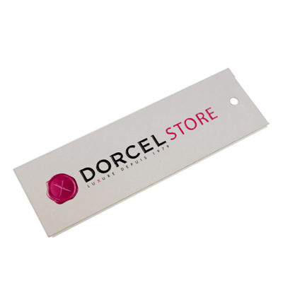 Su ordinazione i propri Hangtags di Logo Paper Pvc Jeans Paper di marca per abbigliamento