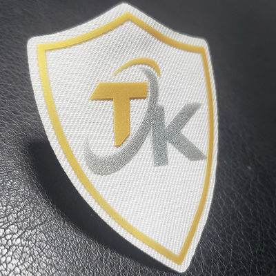 Maglietta molle impressa di Logo Iron On dell'etichetta del trasferimento di calore del silicone dell'autoadesivo 3D TPU