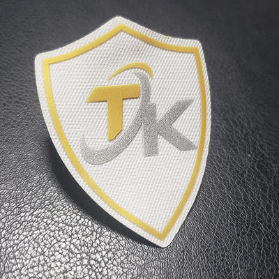 Maglietta molle impressa di Logo Iron On dell'etichetta del trasferimento di calore del silicone dell'autoadesivo 3D TPU
