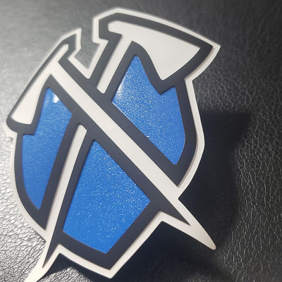 Il logo di timbratura caldo 3D delle etichette dell'indumento della stampa di schermo ha impresso il silicone che stampa l'etichetta del film di trasferimento