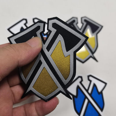 3d ha sollevato l'etichetta di Logo Silicone Heat Transfer Clothing di marca di effetto per la maglietta