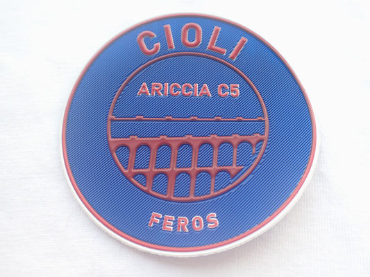 Toppe su ordinazione del trasferimento di calore 3D Logo Embossed TPU di serigrafia
