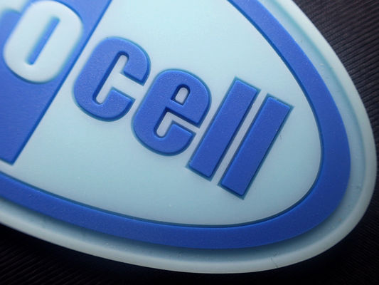 Il PVC molle di marca commerciale su ordinazione identifica Logo Patch di gomma lavabile