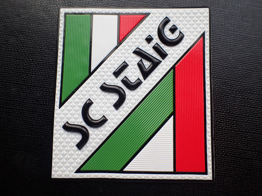 L'OEM 3D impresso su ordinazione Logo Soft TPU identifica le toppe per i vestiti