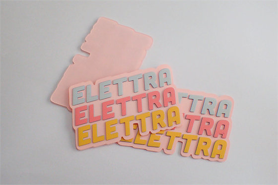 Etichette su ordinazione di serigrafia del PVC TPU con 3 colori di Pantone